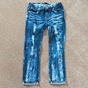 Kroix Kids Distressed Blue Jeans